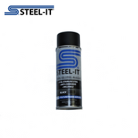1012B STEEL-IT 14oz Black Polyurethane Aeresol Spray Can