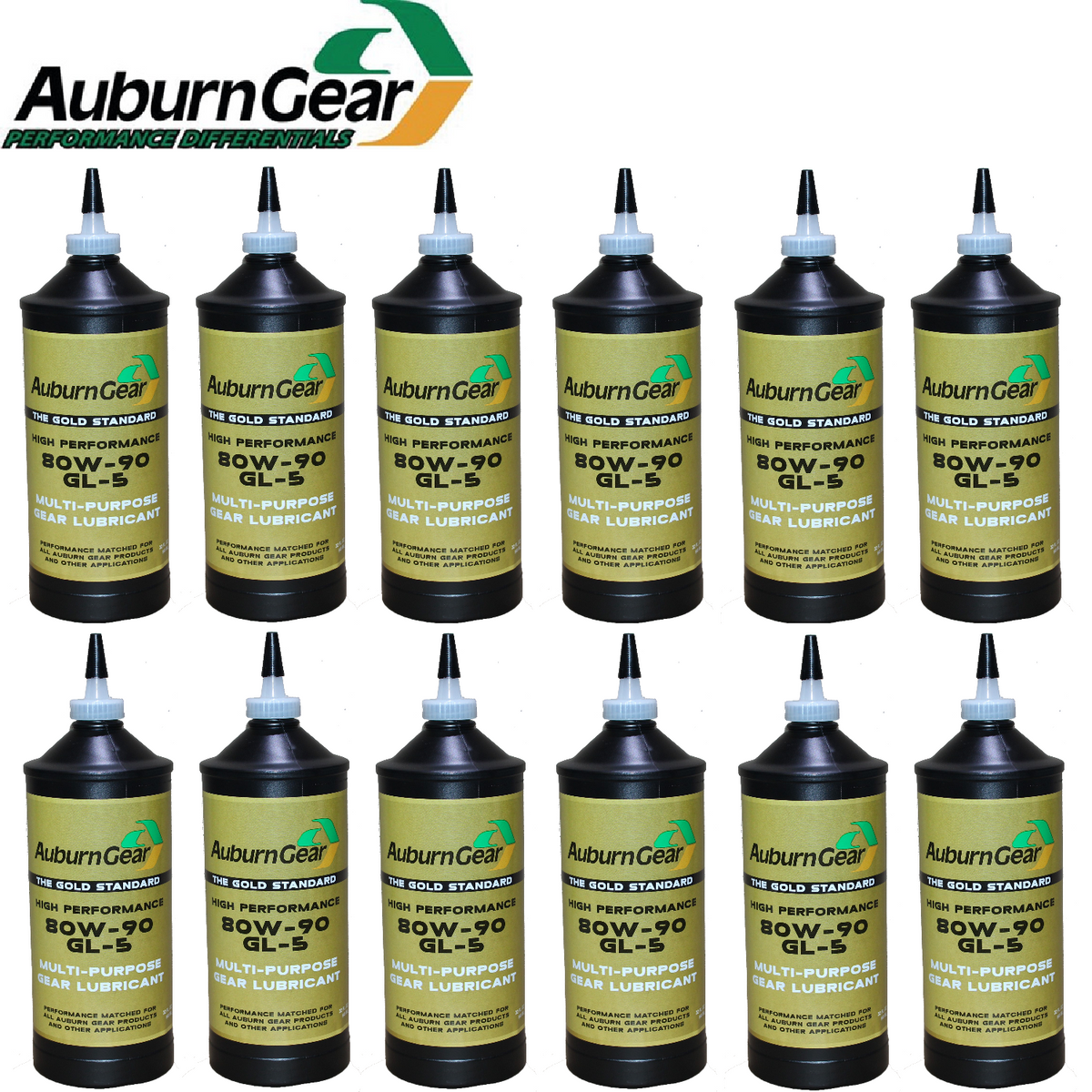 504108 Auburn High Performance Differential Gear Oil 80W90 GL5 12Qu