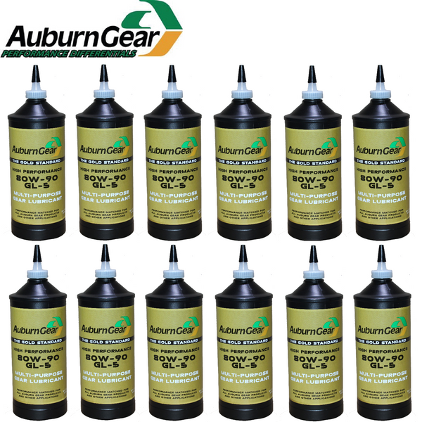 504108 Auburn High Performance Differential Gear Oil 80W-90 GL-5 12-Quart Case