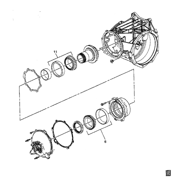 C7 Corvette Rear Axle Pinion Bearings