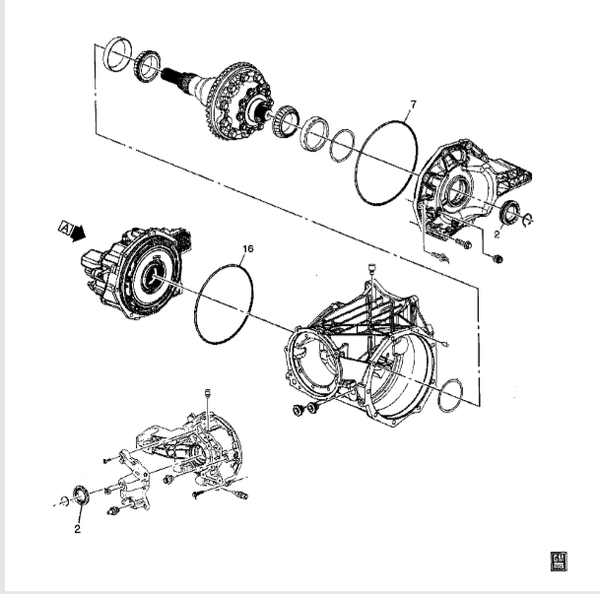 C7 Rear Axle C7 Corvette Rear Axle Gasket & Seal Kit – Alcantar Drivetrain ...