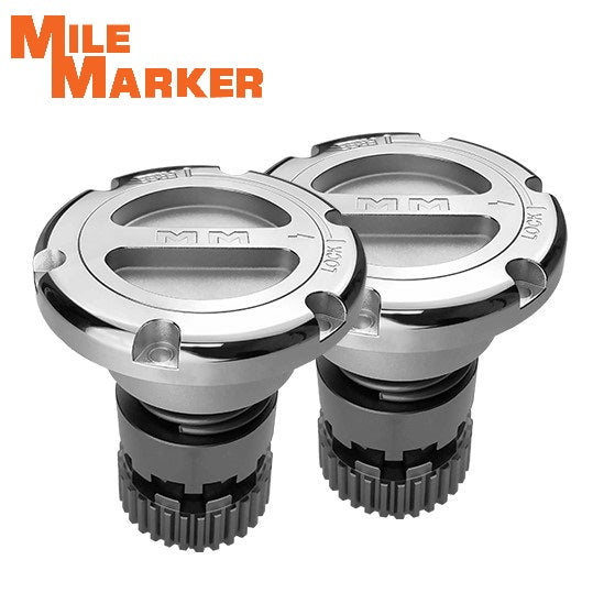 549 Mile Marker Locking Hub Set 2005-2020 Ford SuperDuty